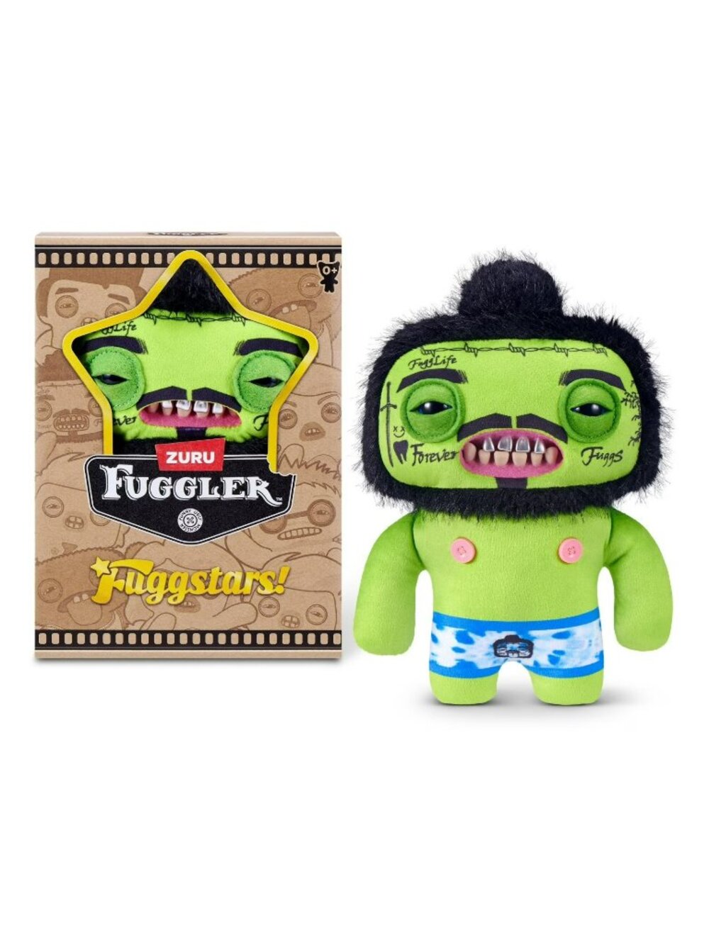 Fuggler Fugg Stars Funny Ugly Monster Rhymer McSlimer 9" Plush